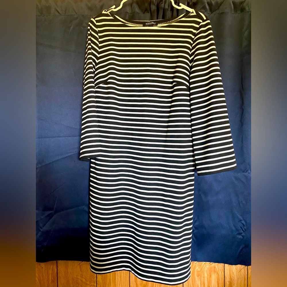 XL Roz & Ali Striped Dress